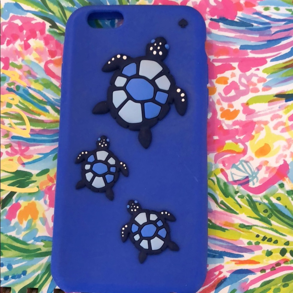 Kate spade silicon turtle iPhone 6 case